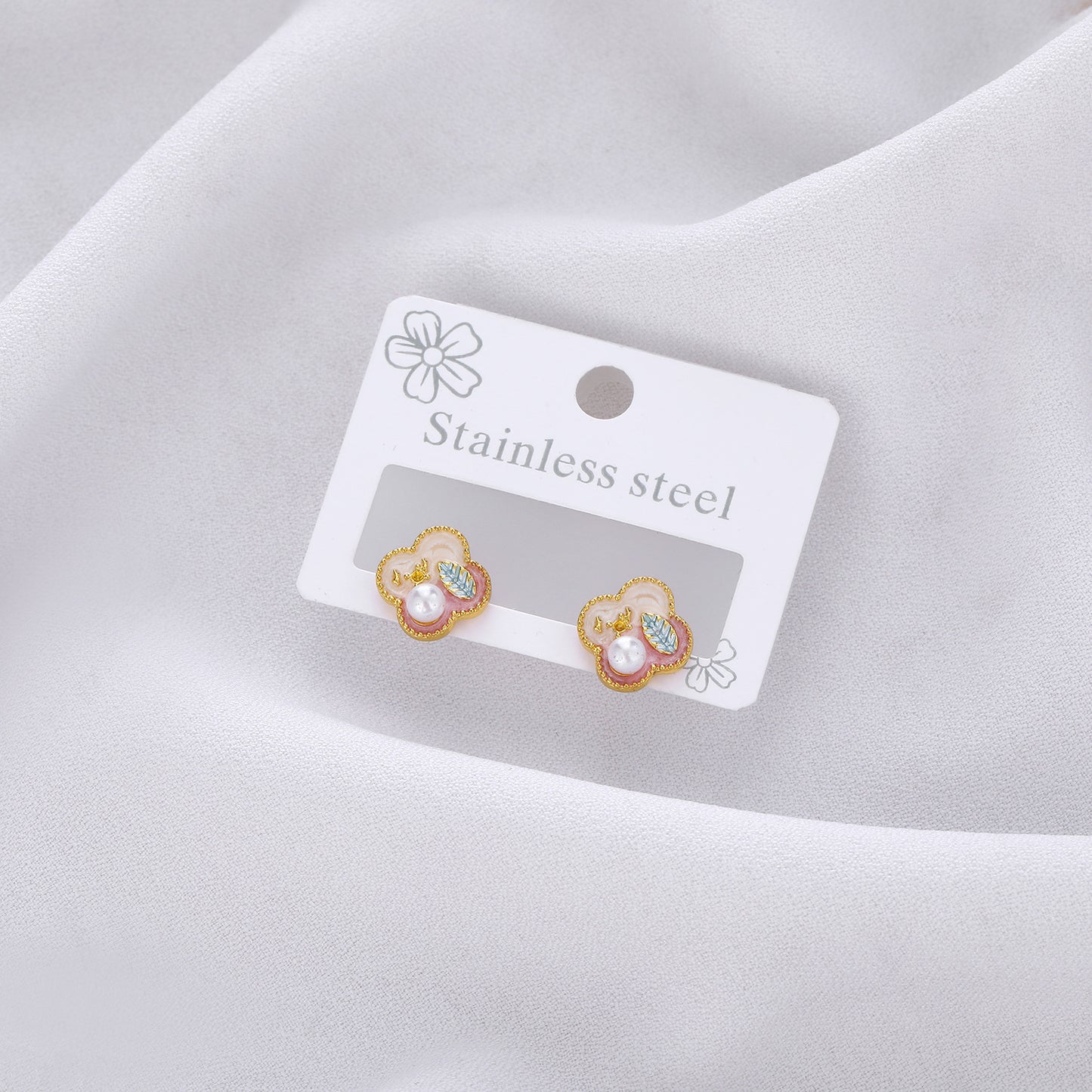 Style Pearl Affordable Luxury Fashion Simple Fresh Holiday Stud Earrings