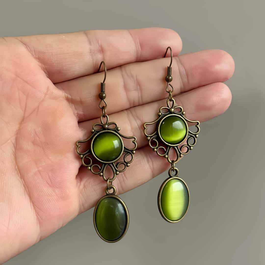 Pagan Witchcraft Medieval Gothic Celtic Retro Victorian Antique Earrings