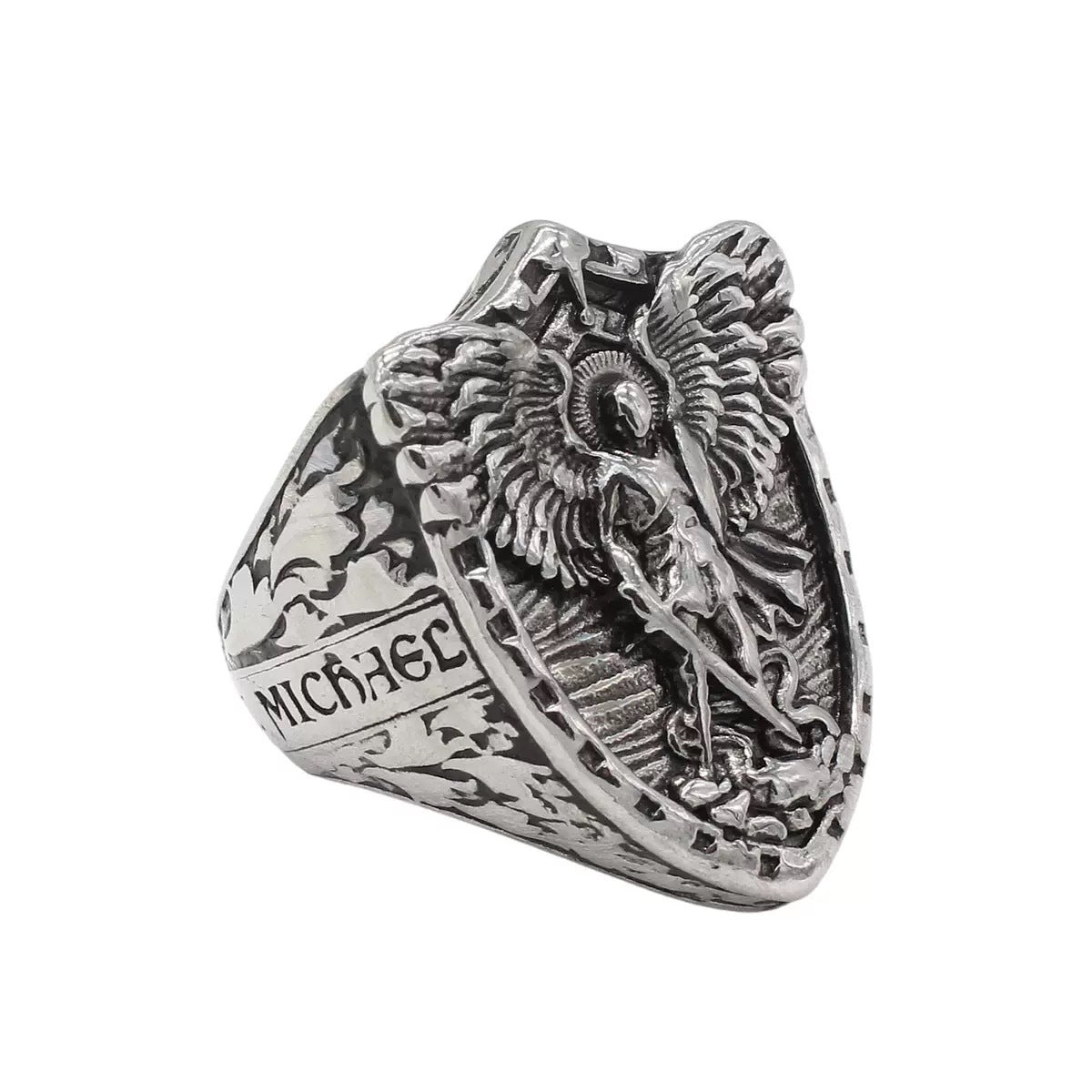 Men's Retro Personality Angel God Of War Wings Ring