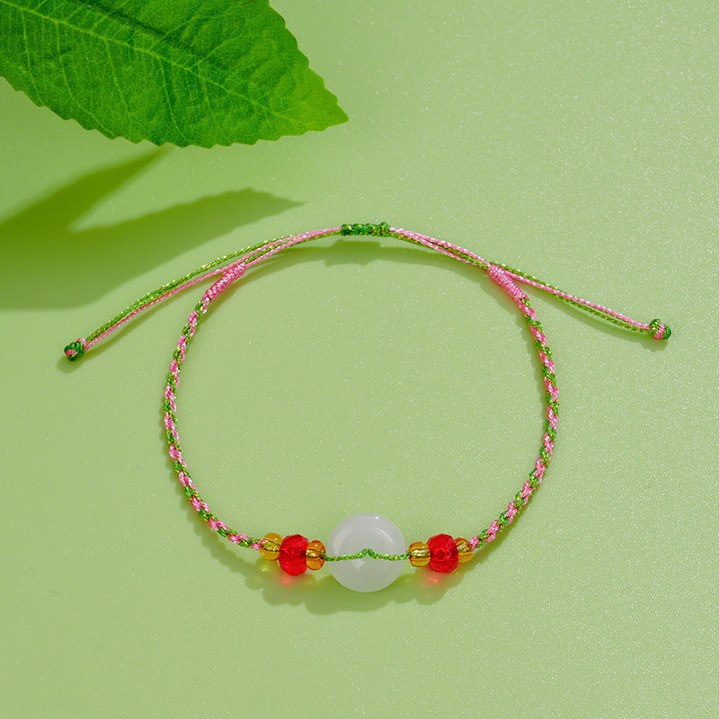 Children's Festival Colorful Rope Hand Weaving Magic Color Bracelet