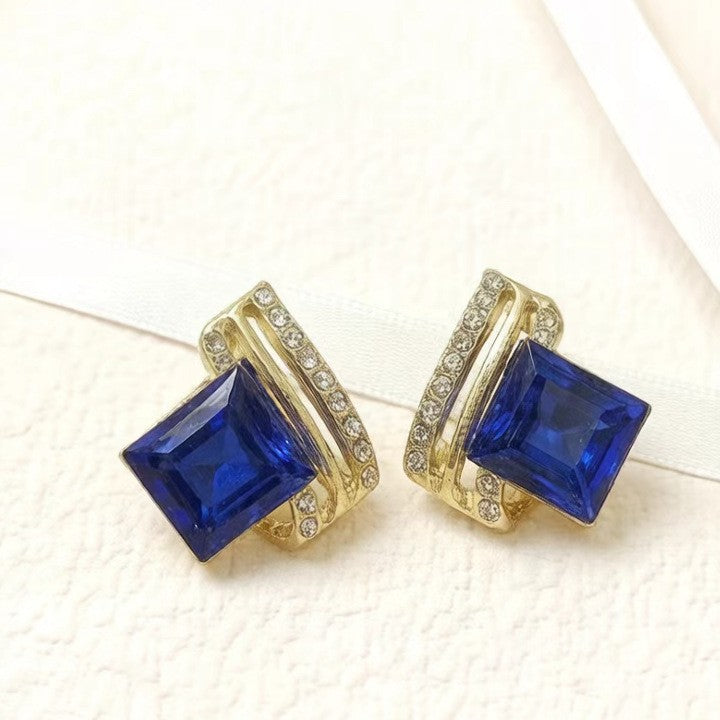Elegant High Sense Rhinestone Female Crystal Simplicity Personalized Rings