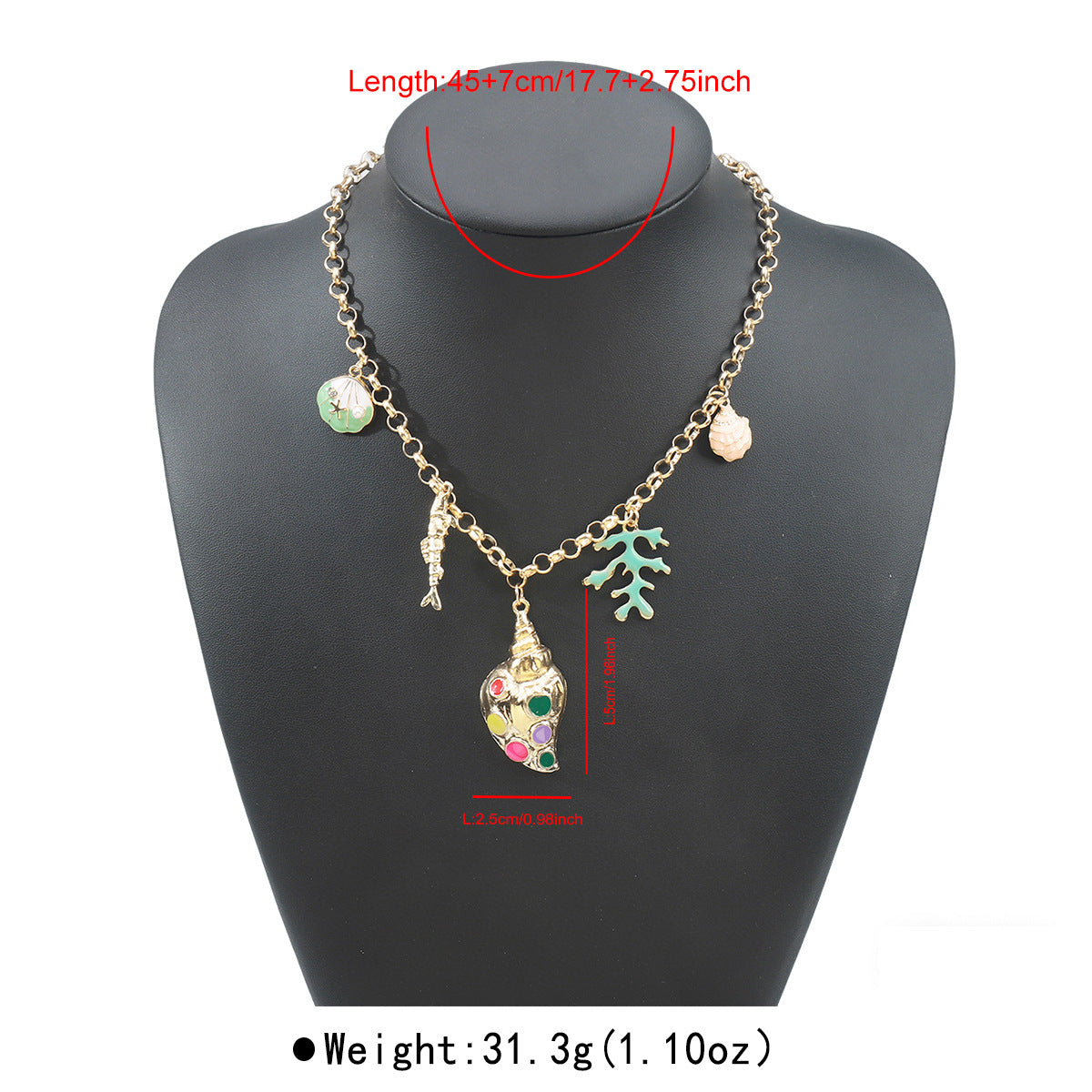 Conch Small Fish Personality Trend Ocean Earrings
