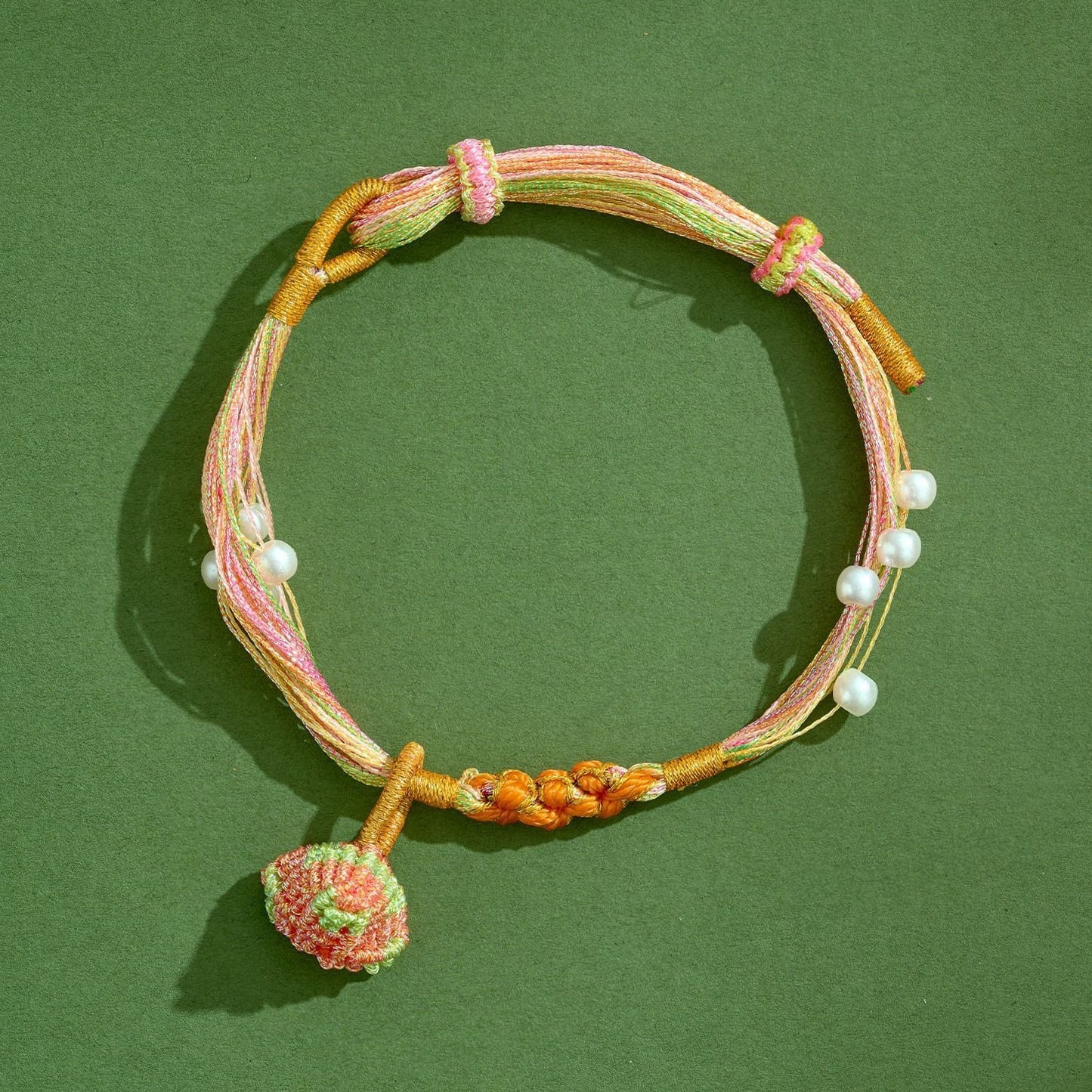 Dragon Boat Festival Colorful Rope Small Red Hand-woven Tiger Head Bracelet