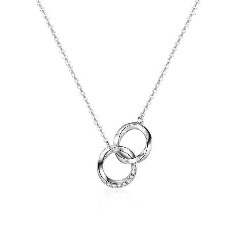 Point Full Series Female Bow Couple Design Clavicle Chain Sweater Necklaces