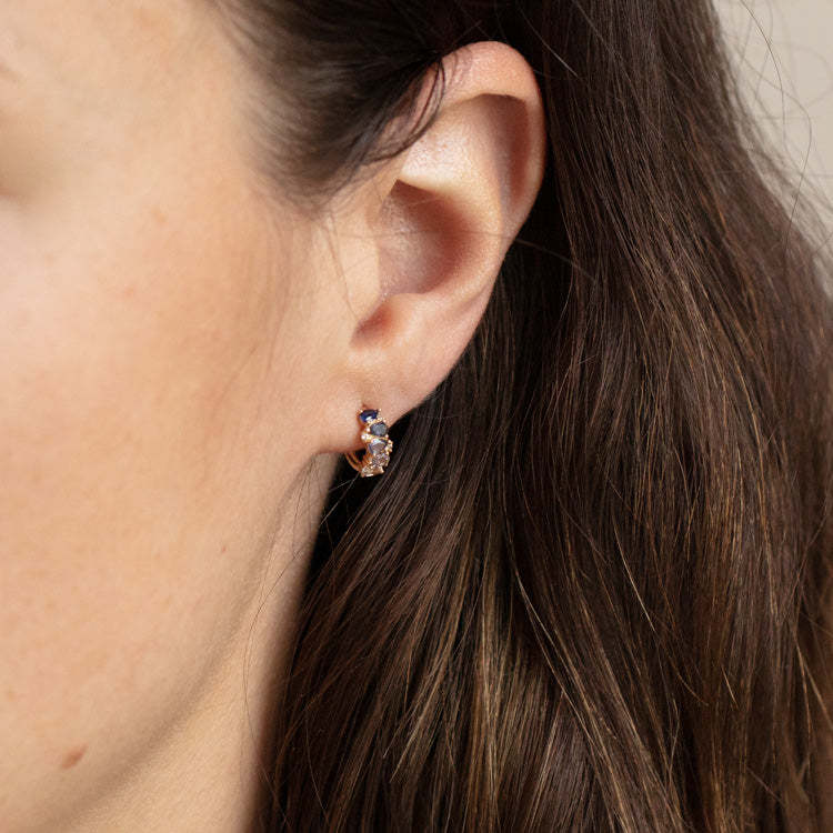 Gradient Twee Birthstone Birthstones Mother's Day Earrings