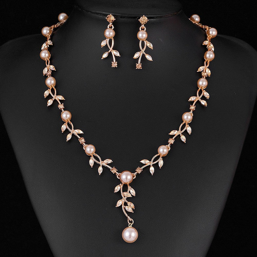 Unique Classic Stylish Cool Diamond Alloy Jewelry Set