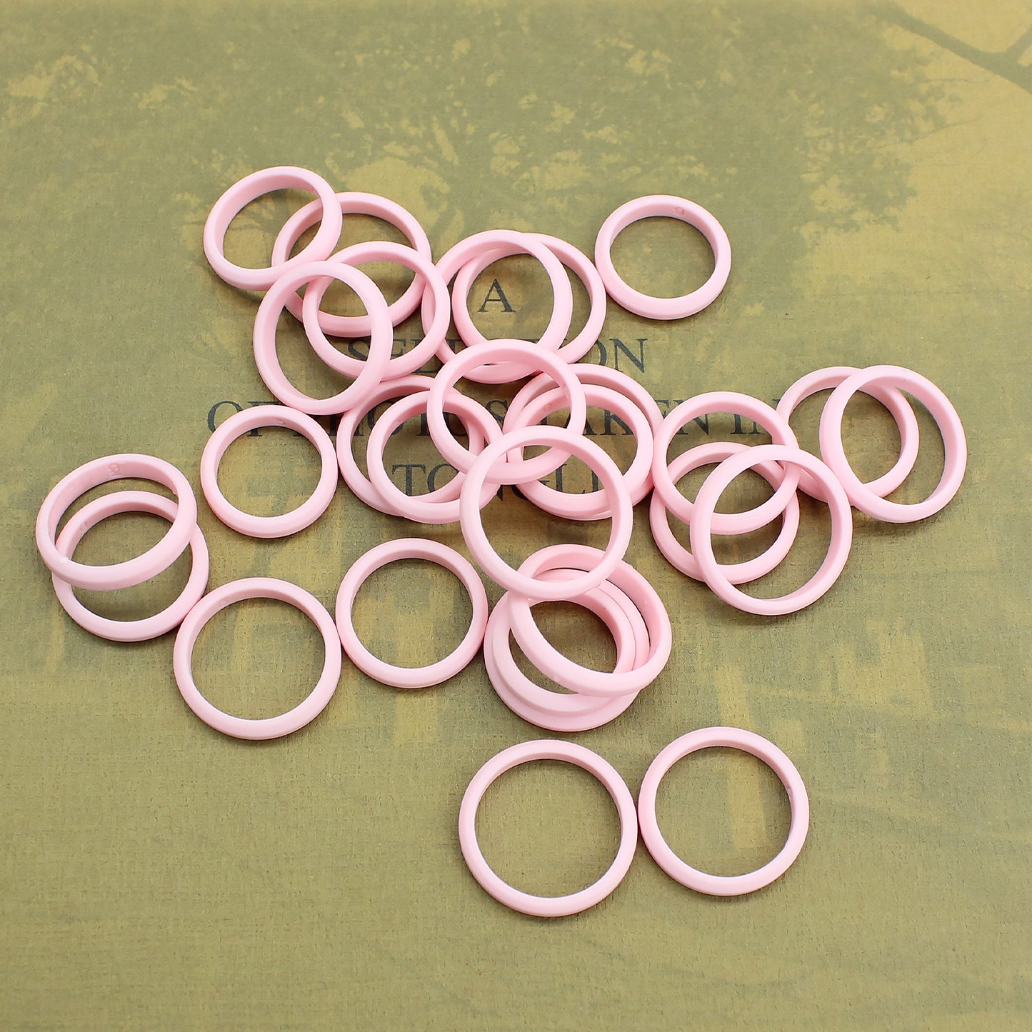 Women's Innovative Beveled Silica Gel Outdoor Rings