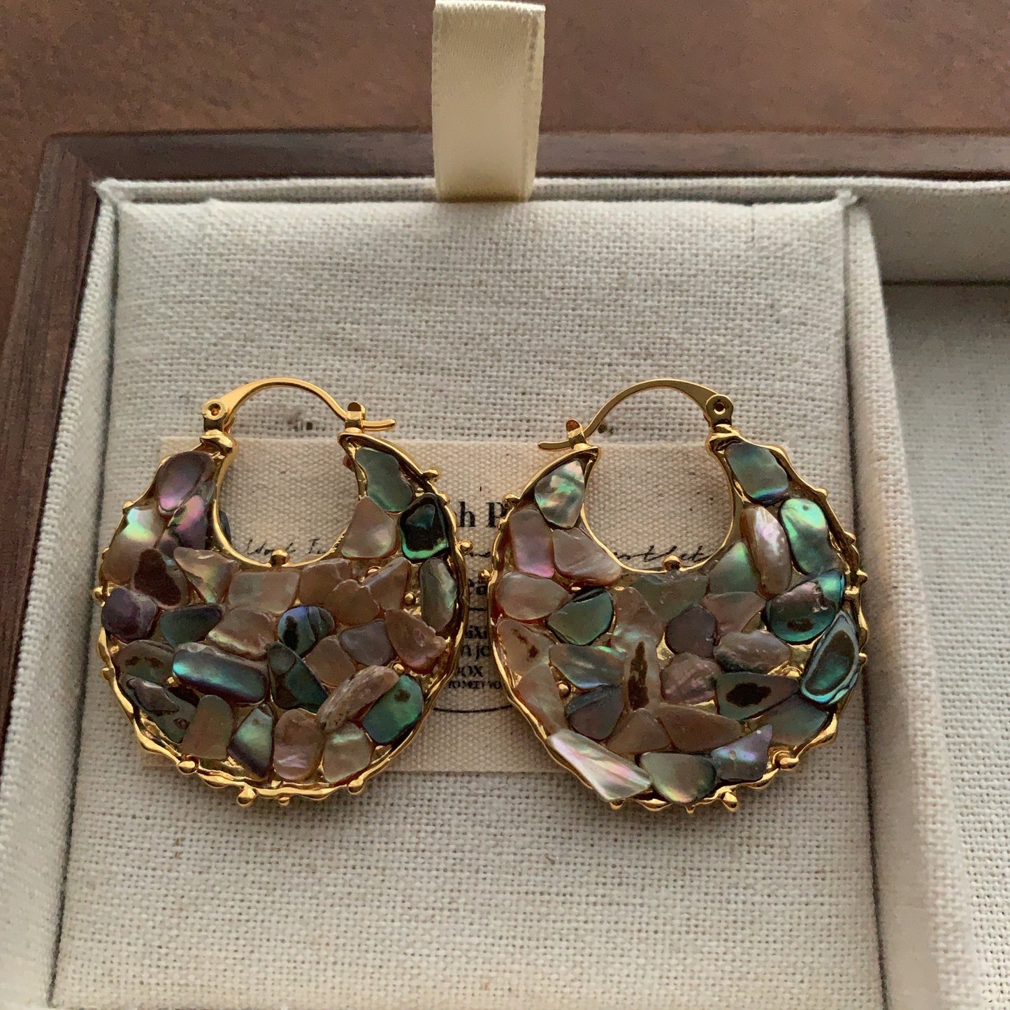 Colorful Fritillary Butterfly Stars Heart Elegant Retro Light Luxury Stud Earrings
