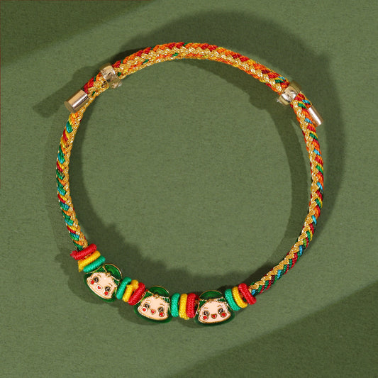 Color Carrying Strap Dragon Boat Festival Colorful Rope Small Bracelet