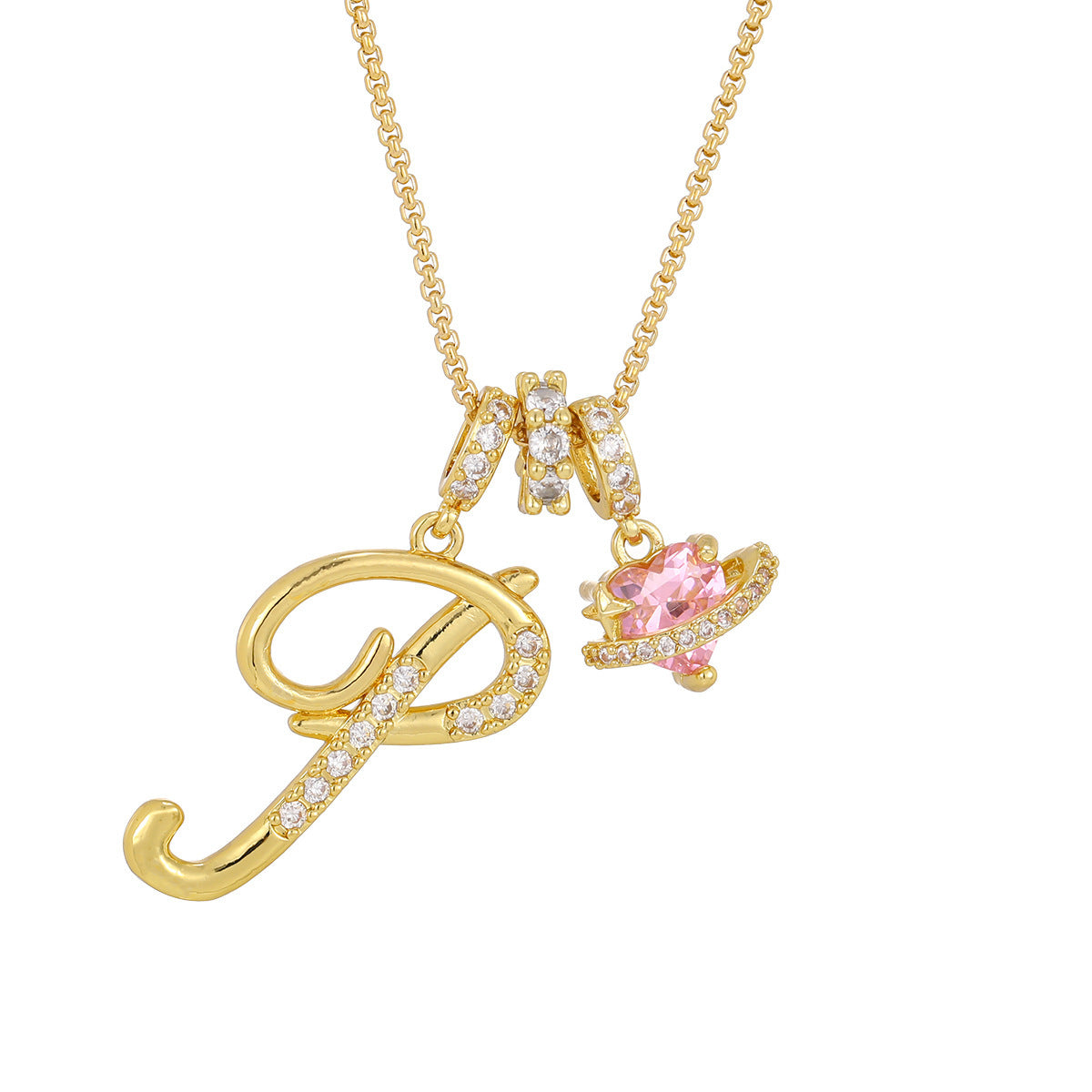 Dopamine English Letter Light Luxury Minority Necklaces