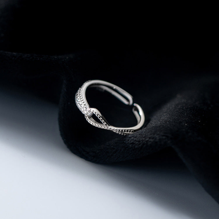 Women's Versatile Exquisite High Sense Light Luxury Minority Cold Ring