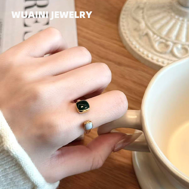Korean Style Fashionable Personality Retro Minority Palace Open Female Fashion Ring