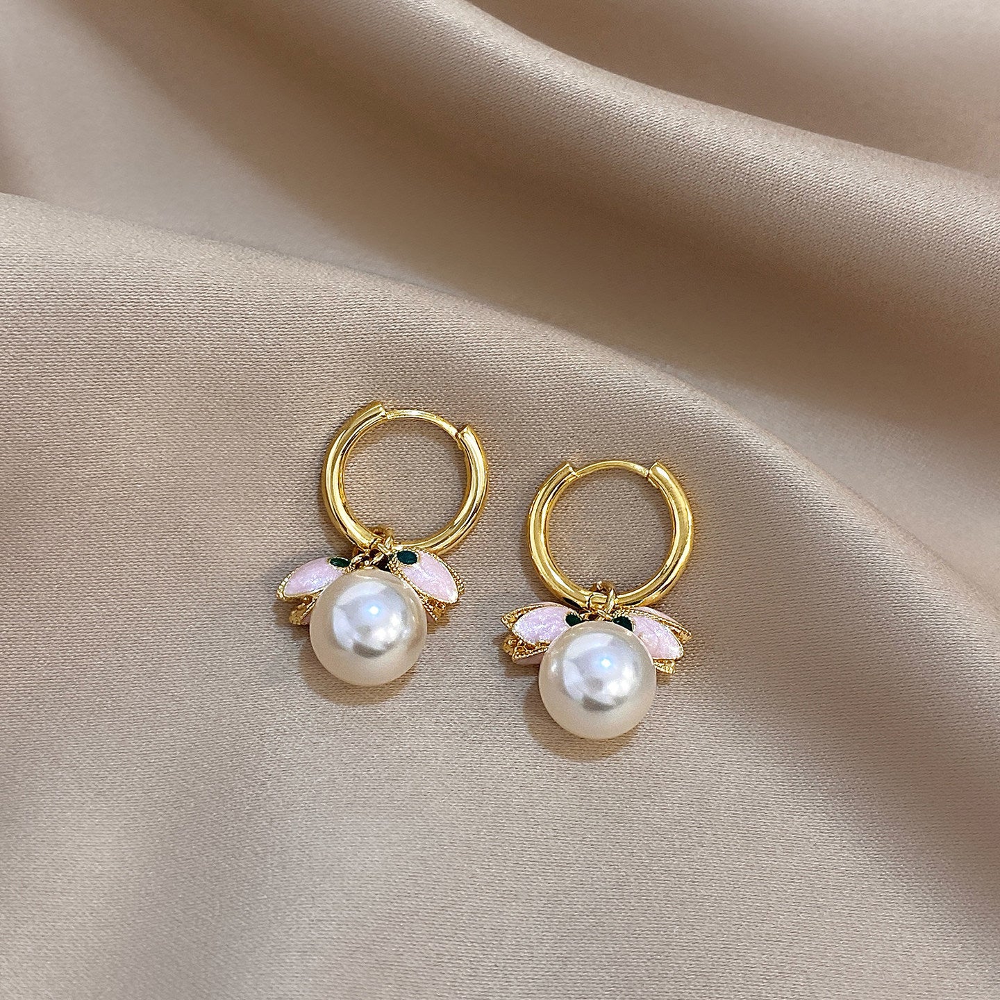Tulip Pearl Clip Sweet Super Fairy Lily Light Rings