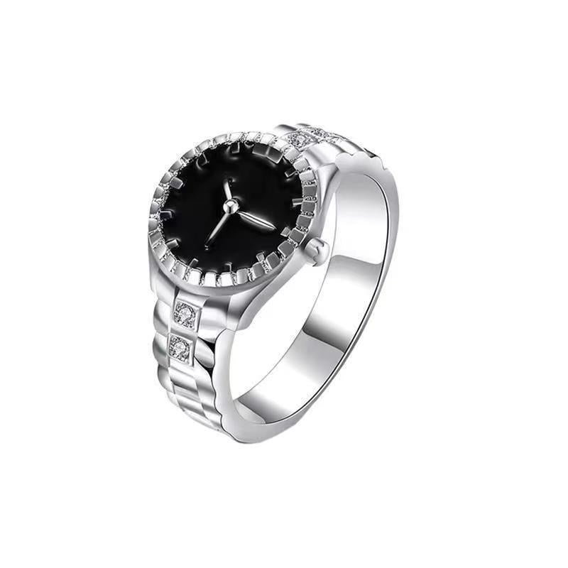 Men's Combination Stacked Single Trendy Open-end Personality Rings