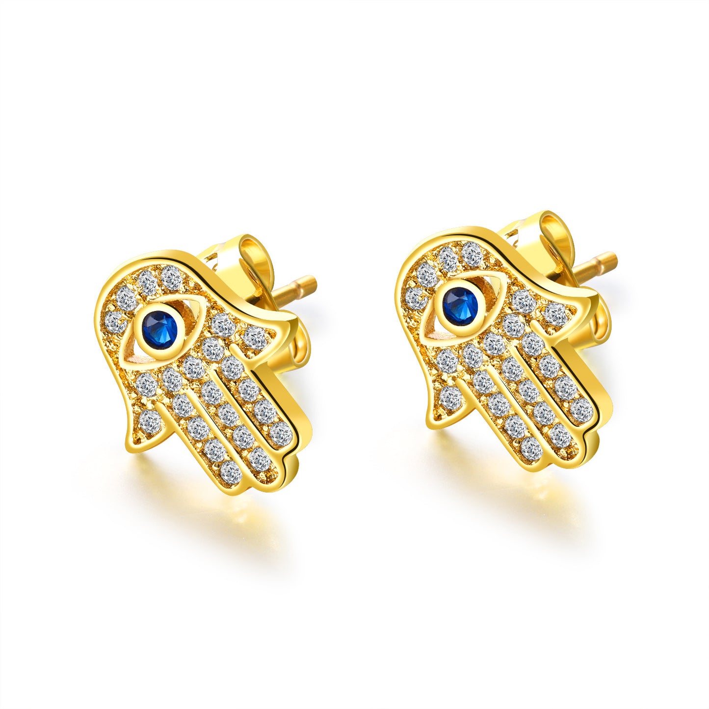 Classy Personalized Hamsa Palm Ear Fashion Earrings