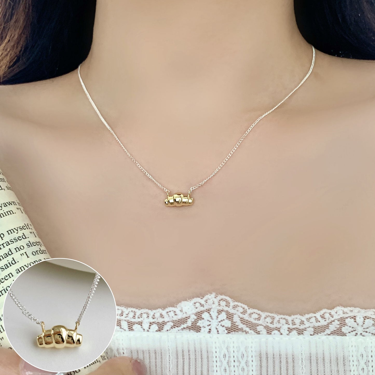 Starfish Imitation Pearl Female Niche Unique Design Sense Refined Necklace