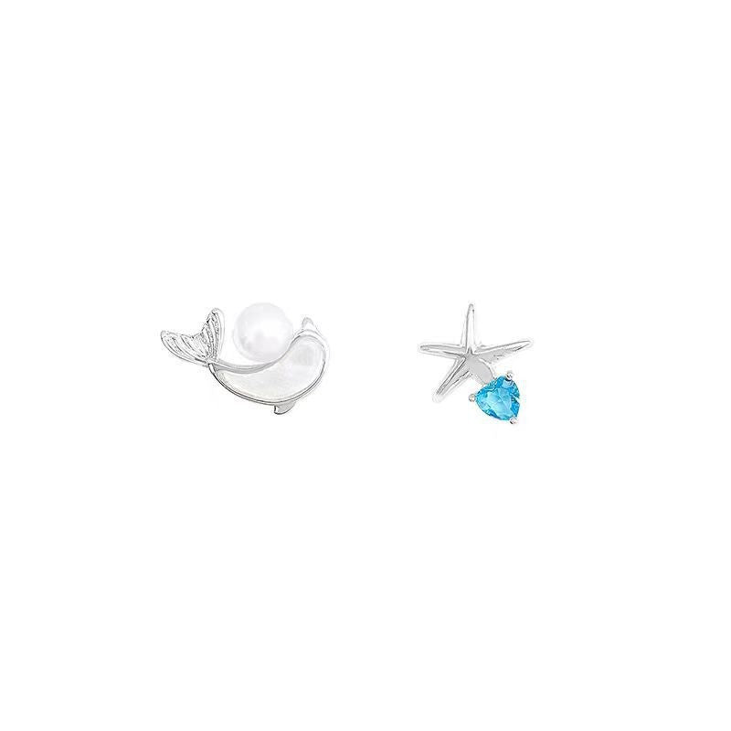 Back Four Stars Female Design Sense Rings