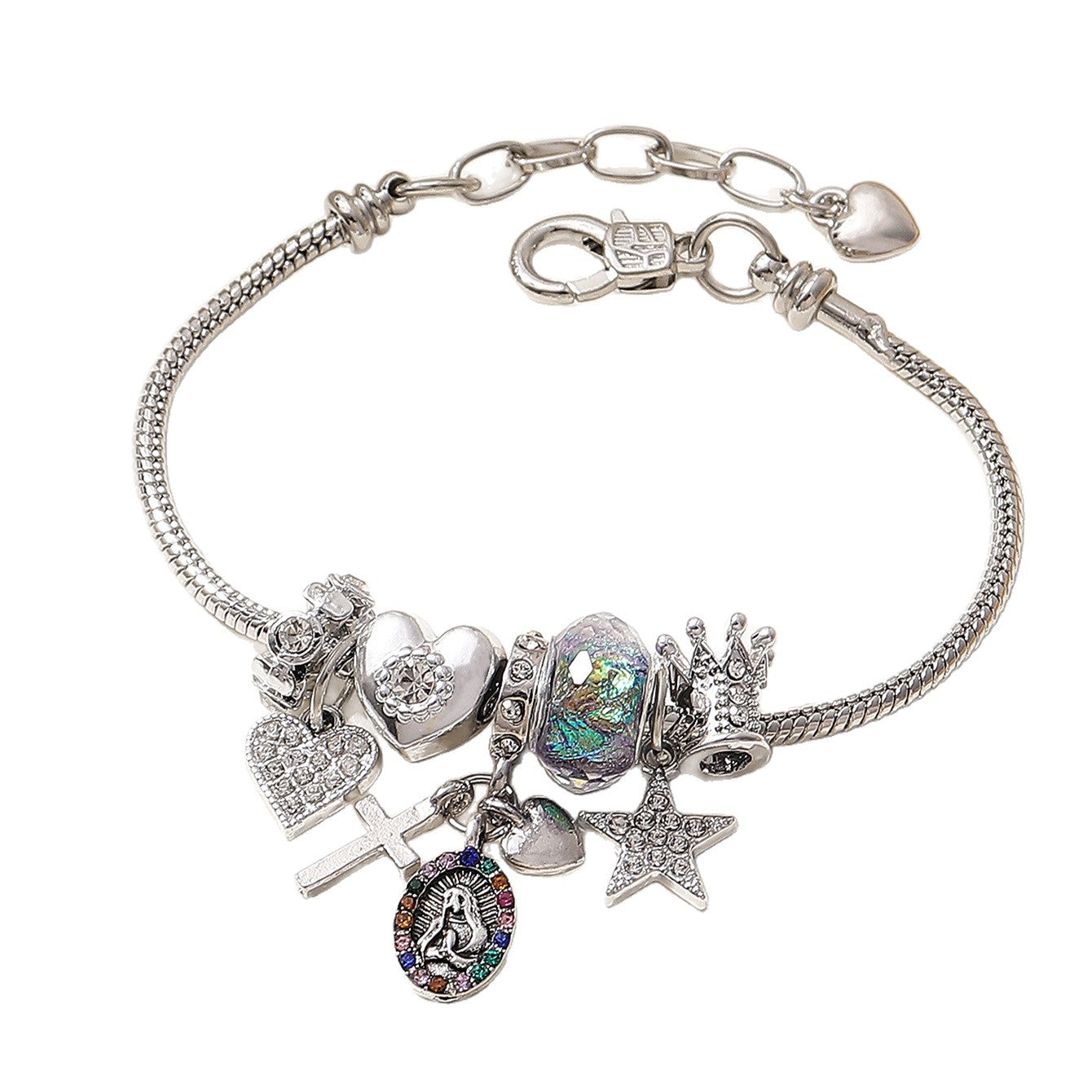 Unique Cross Maria Magic Beads Bead Bracelet