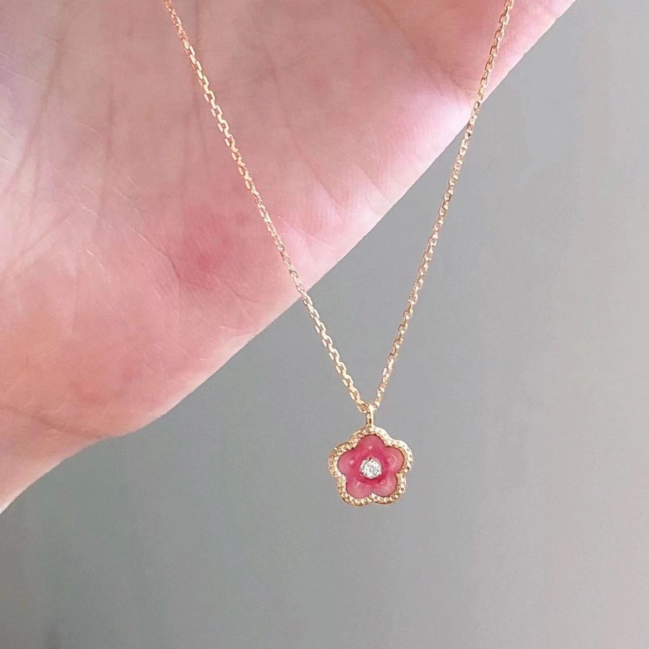 Women's Peach Blossom For Niche Design Sweet Pendants