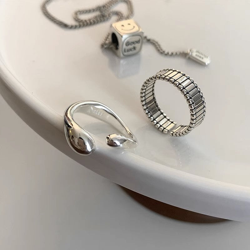 Geometric Female Hip Hop Fashion Wild Style Ring