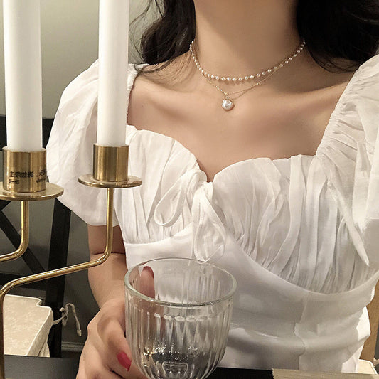 Pearl Personalized Simple Clavicle Chain Female Necklaces