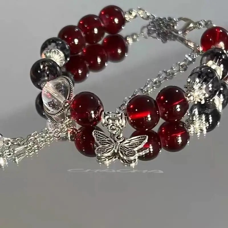 Time Of Sunrise Impression Niche Advanced Retro Beaded Light Luxury Bracelets