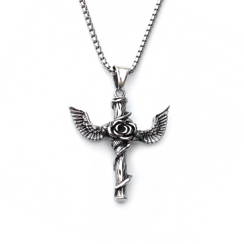 Popular Ornament Vintage Viking Boys Titanium Steel Necklaces