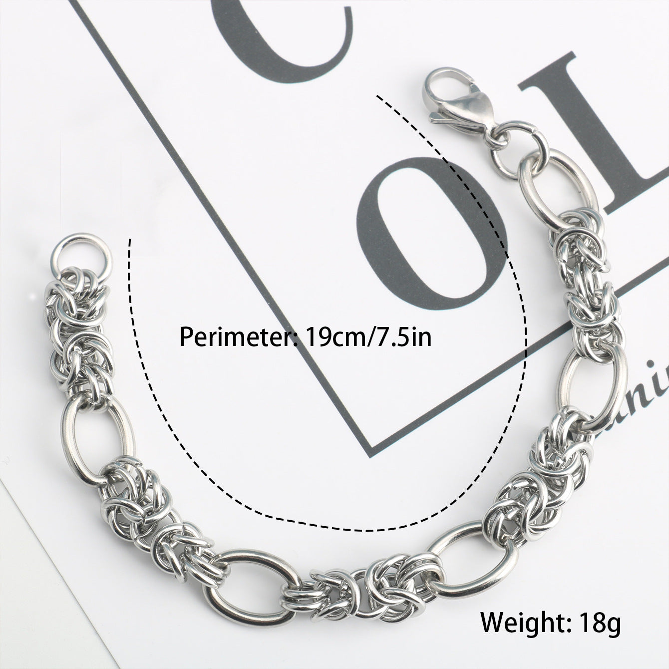 Handmade Chain Fashion Golden Personality High-grade Fancy Bracelet