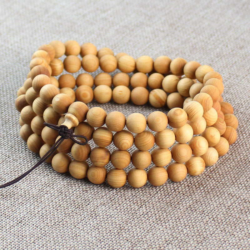 Women's & Men's Arborvitae Made Of Mature Material Scar Beads Bracelet