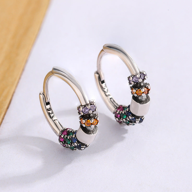 High-grade Color Zircon Ear Niche Design Rings
