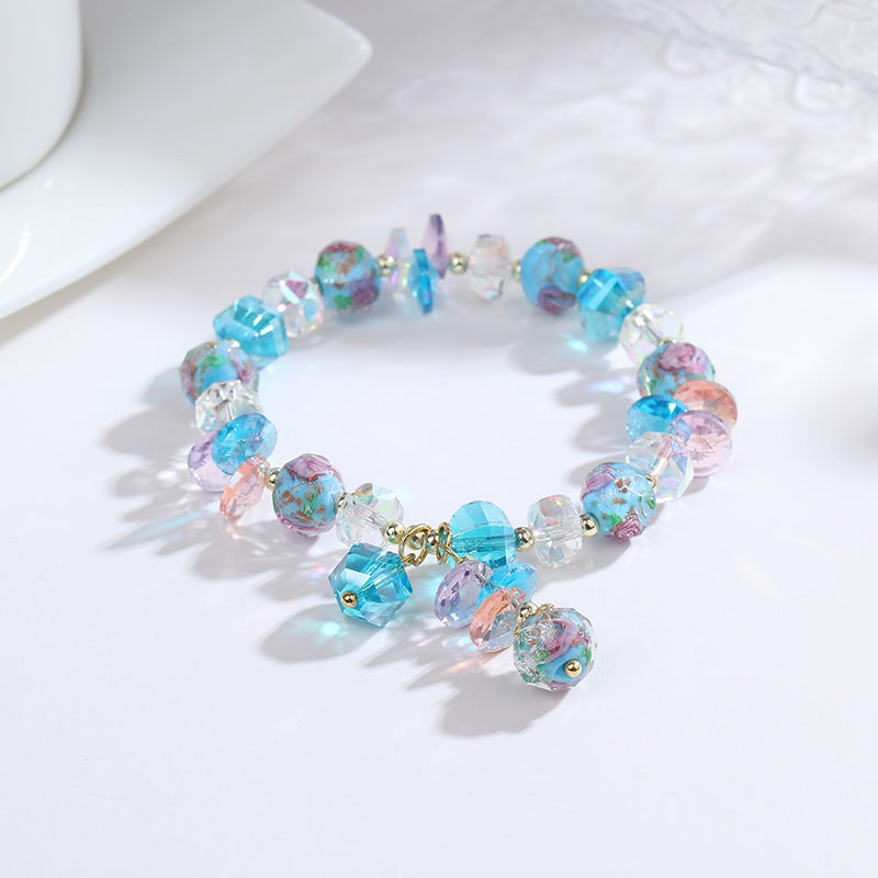 Style Fresh Sweet Girly Super Shiny Bracelets