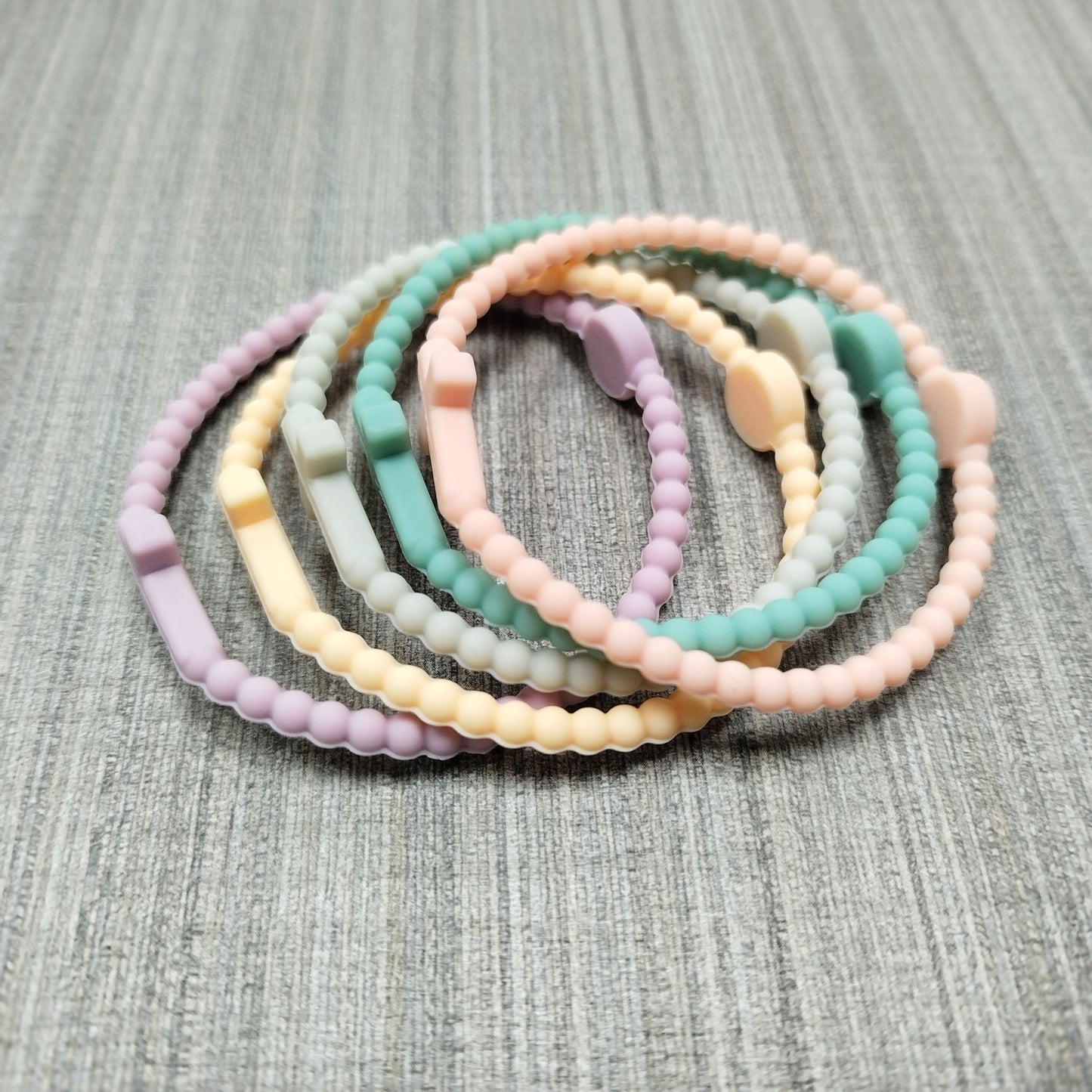 Charming Comfortable Cross Love Silicone Bible Bracelets
