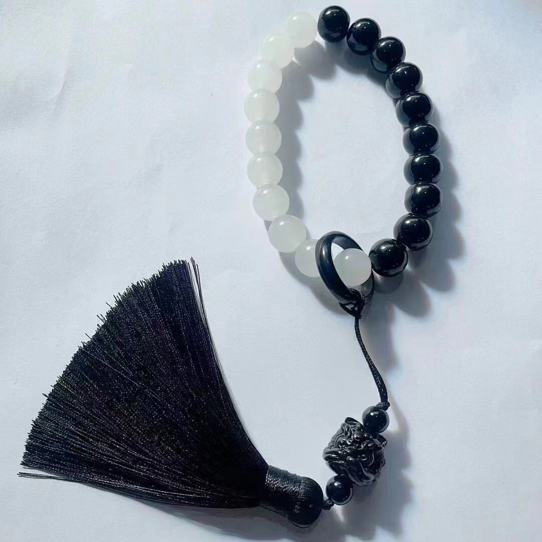 Glazed Appetizer Tassel Bead Chinese Style Bracelets