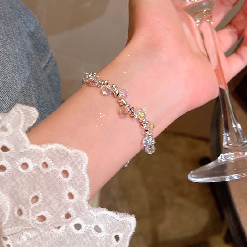 Women's High-grade Pearl Chinese Ancient Style Obsidian Beaded Bracelet