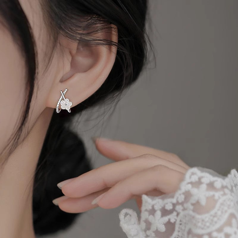 Women's Shell Flower Trendy Niche Design High-grade Light Rings