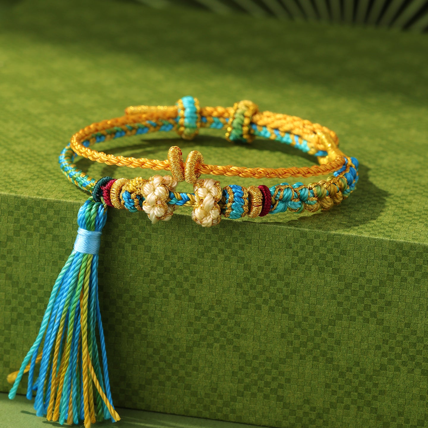 Festival Colorful Rope Ethnic Style Hand-woven Adult Small Sachet Carrying Bracelet
