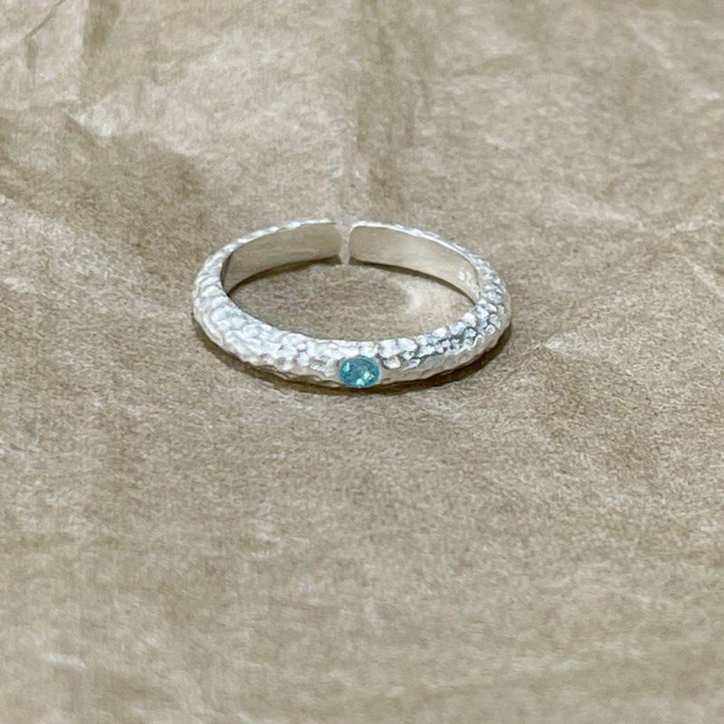 Women's Sier Simple Light Luxury High-grade Index Finger Open Rings