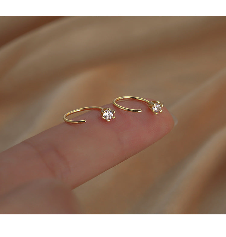 Ear Sleeping No Need To Take Off Fashionable Exquisite Stud Earrings