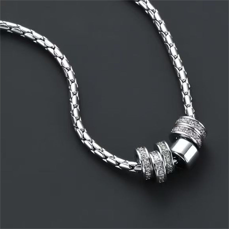 Women's & Men's Rhinestone Cold Style Light Luxury Minority Necklaces