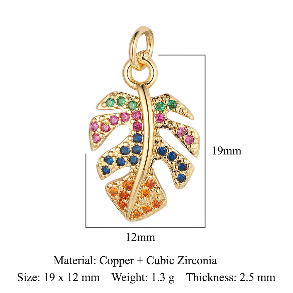 Cross Virgin Copper Zircon Boy Ornament Accessories Pendants