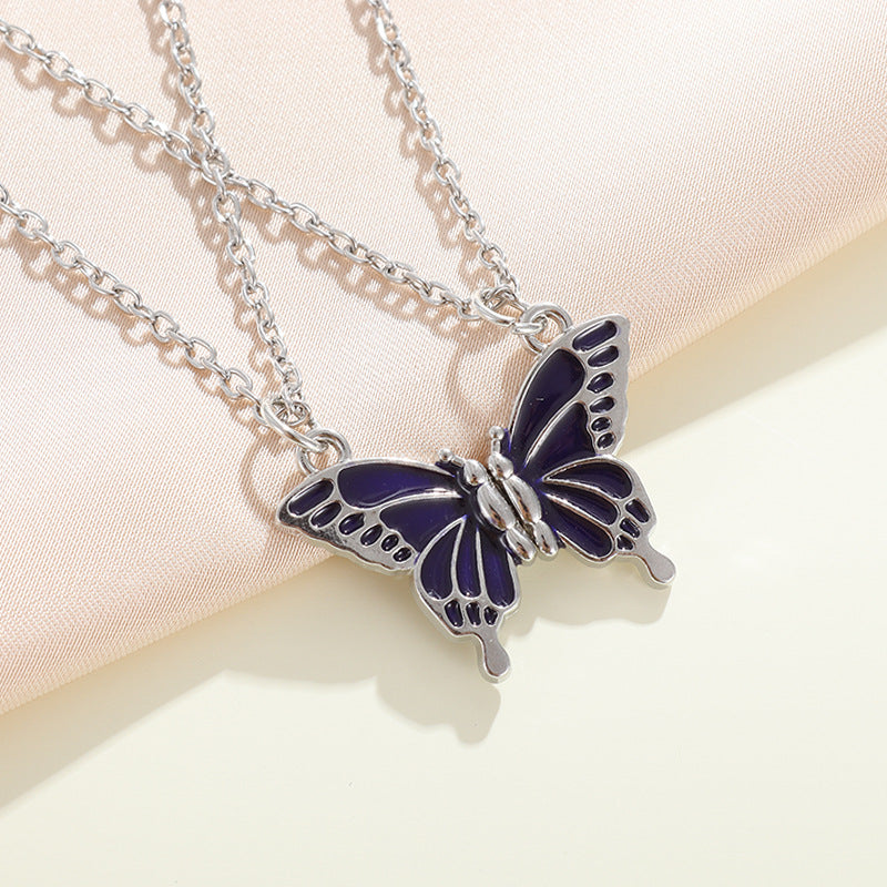 Good Friend Butterfly Best Friendship Magnetic Necklaces