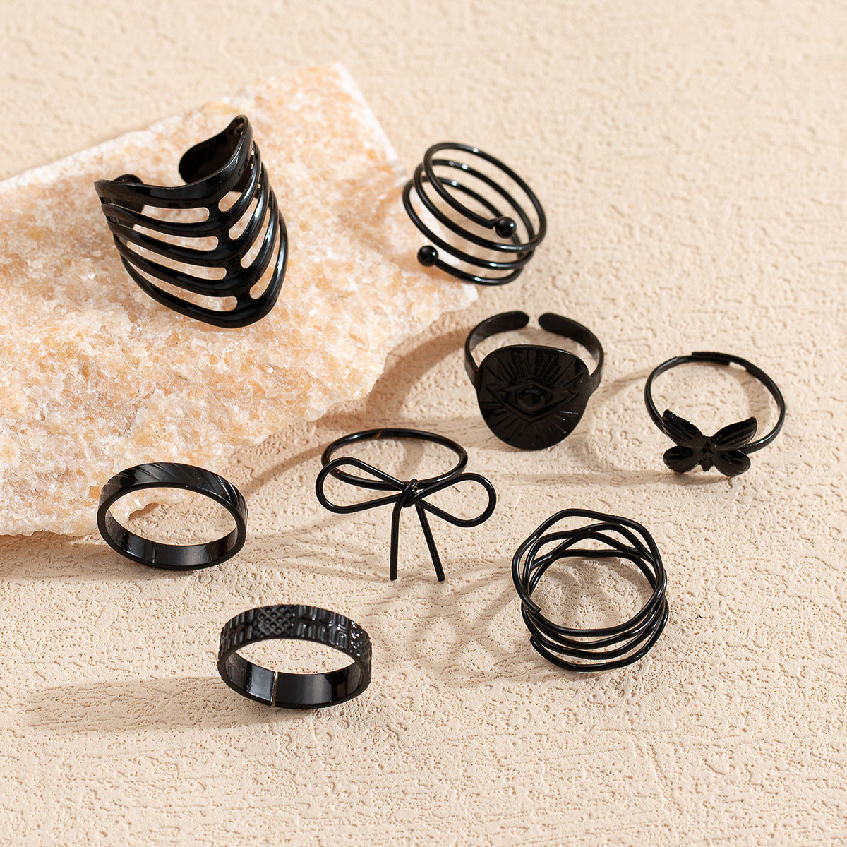 Women's Butterfly Open More Than Knuckle Sets Of Ring