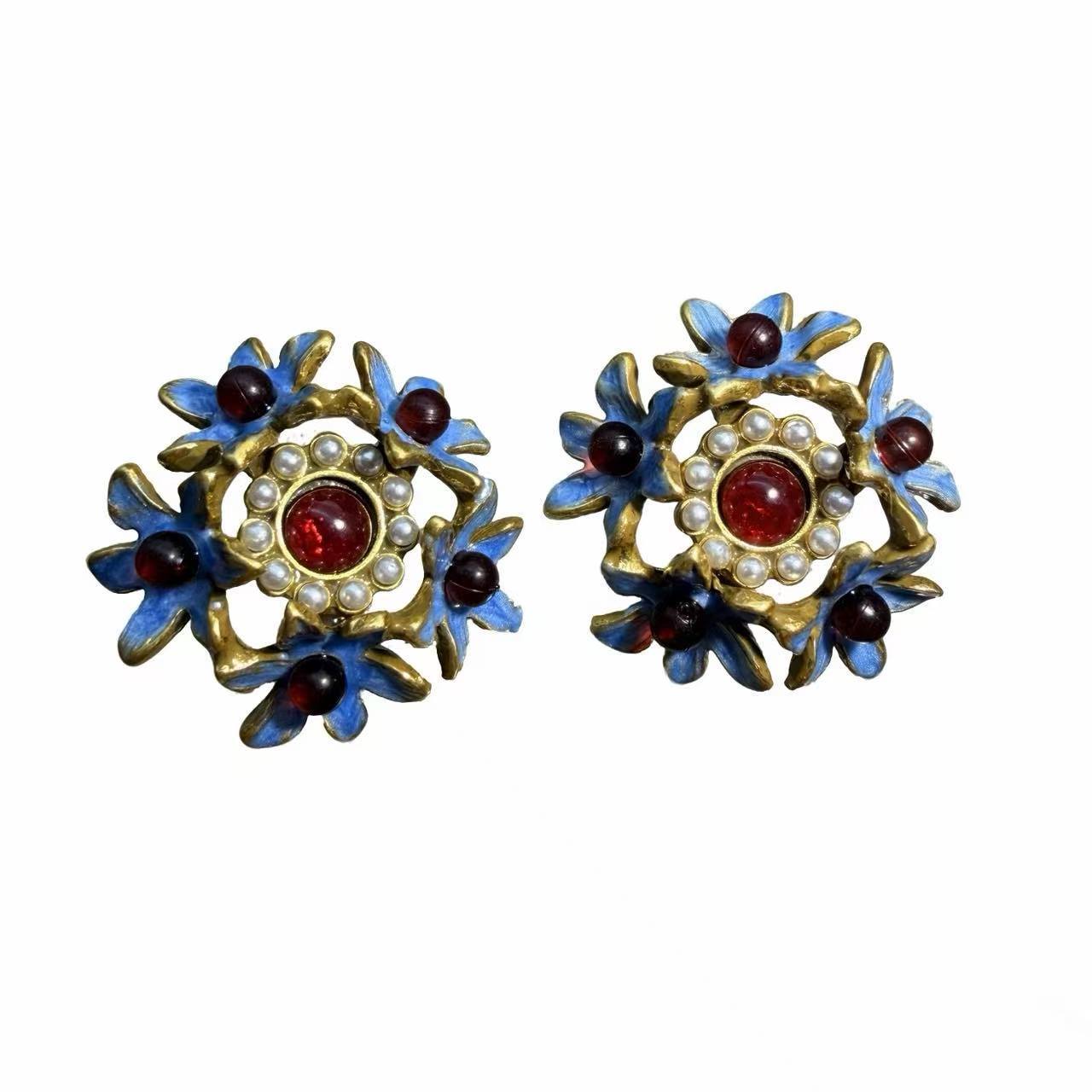 Women's Affordable Luxury Enamel High-grade Exquisite Design Earrings