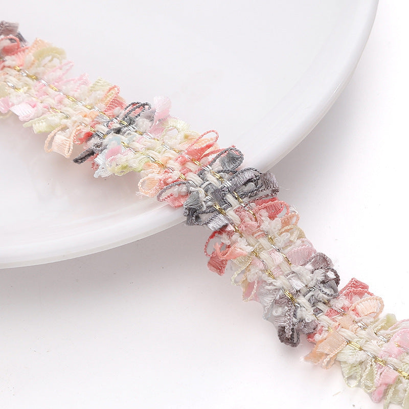 Classic Style Polyester Lace Handmade Suitcase Hat Weaving Rope Jewelry Accessories