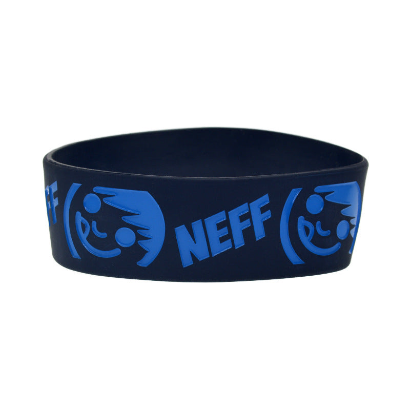 Silicone Fashion Music Hand Strap Trendy Hip Hop Bracelet