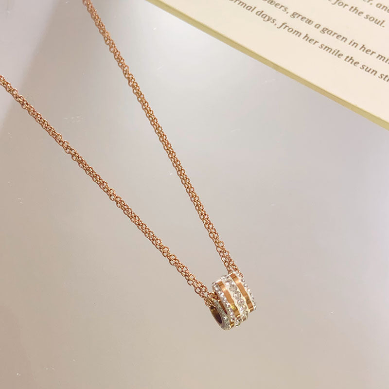 Chain Female Rose Gold Design High Necklaces