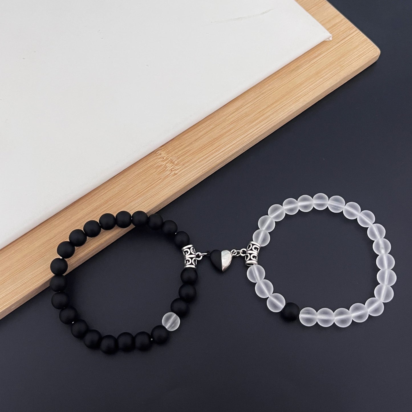 Love Magnet Suction Couple Personalized Niche Design Bracelet