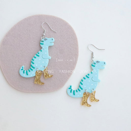 Personality Dinosaur Alternative Exaggerated Cute Retro Earrings