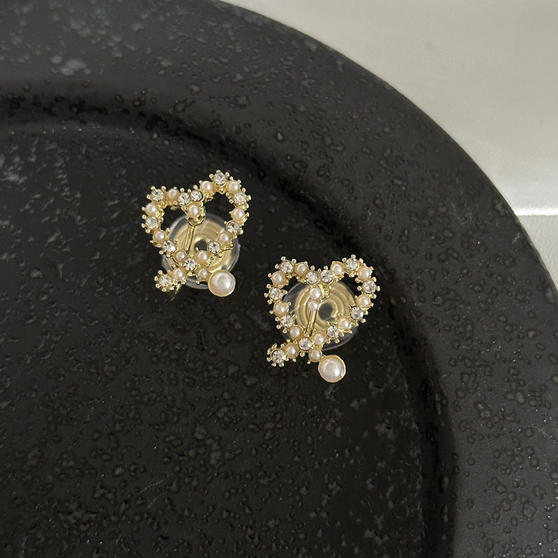 For Sier Pin Mosquito Coil Ear Earrings