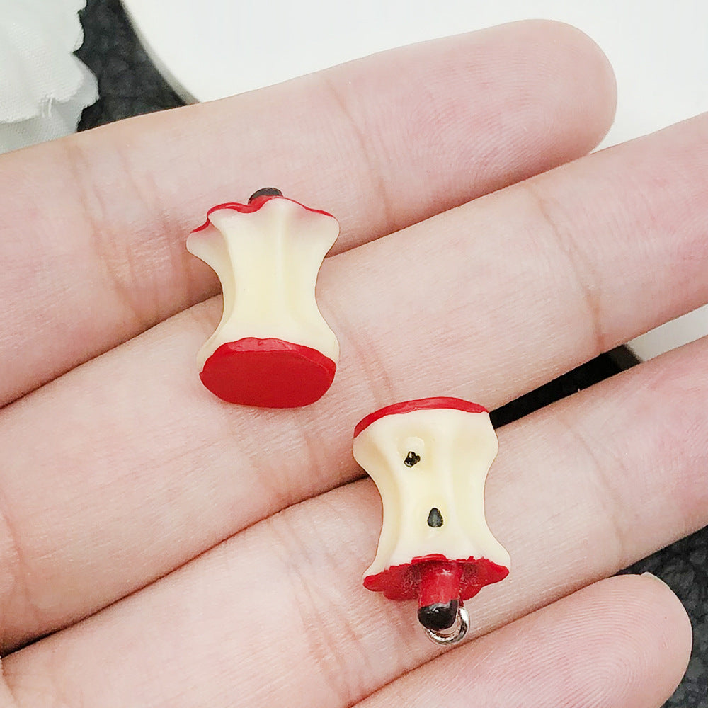 Fruit Apple Banana Orange Strawberry Resin Pendants